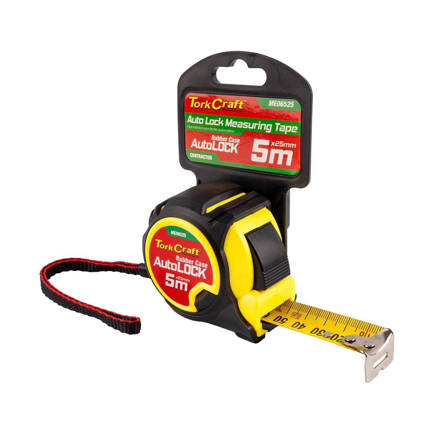 ME06525.webp MEASURING TAPE AUTOLOCK 5M X 25MM LONG LIFE CONTRACTOR - Image 1