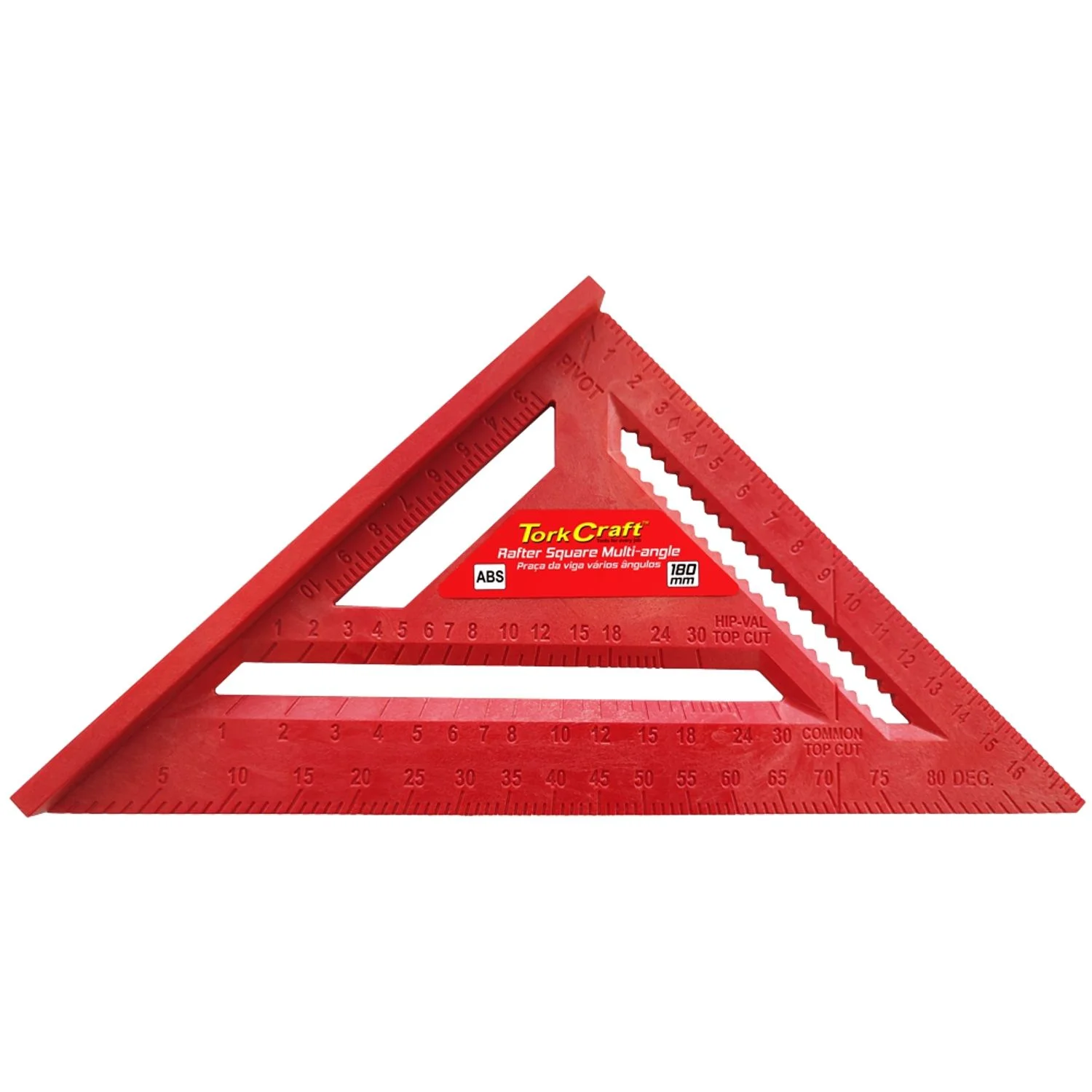 ME09180.webp RAFTER SQUARE ABS TRIANGULAR 180MM MULTI ANGLE - Image 1