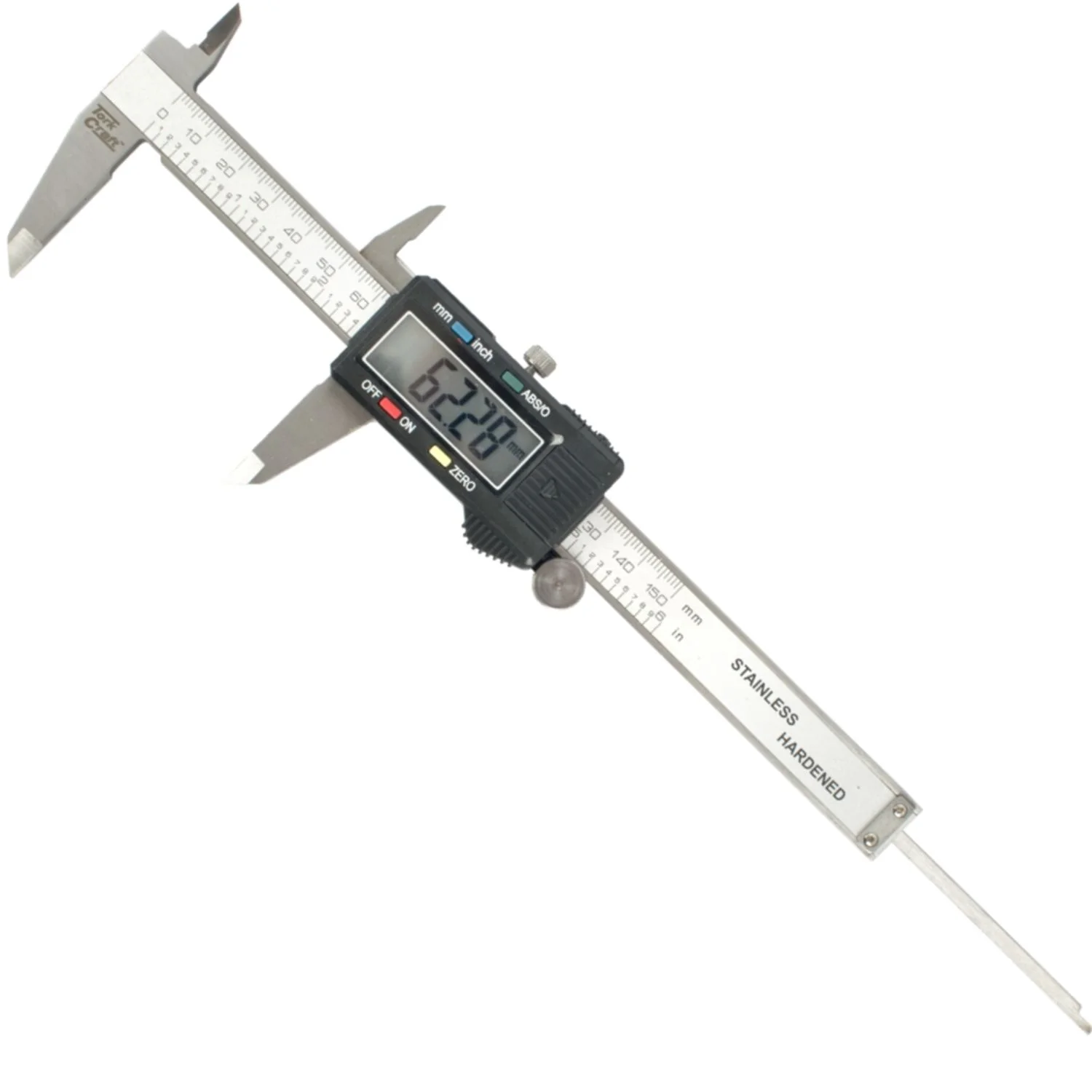 ME14150.webp VERNIER DIGITAL 4 KEY 150MM S/STEEL 0.01MM ACC. ABS FUNC. METRIC / IN - Image 1