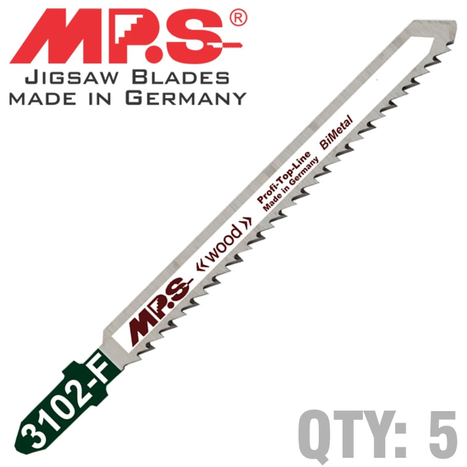 MPS3102F-5.webp JIGSAW BLADE WOOD T-SHANK 10TPI T101BRF - Image 1