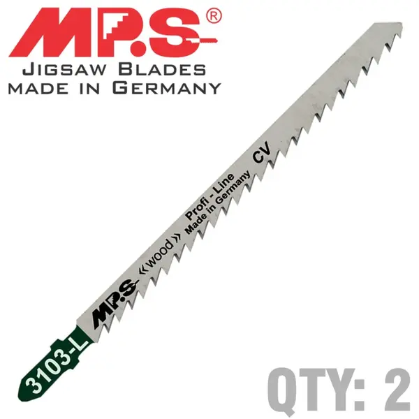 JIGSAW BLADE WOOD BSCH SH.6T 130MM LONG T301DL
