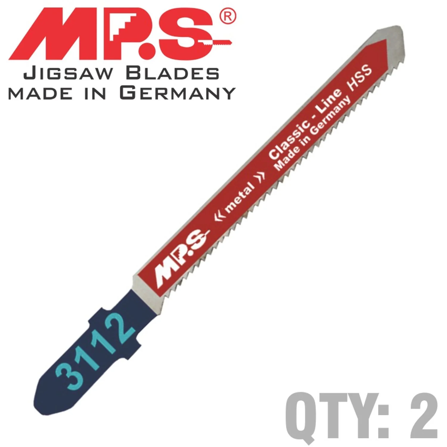 MPS3112-2.webp JIGSAW BLADE T-SHANK 75MM METAL 21TPI T218A - Image 1