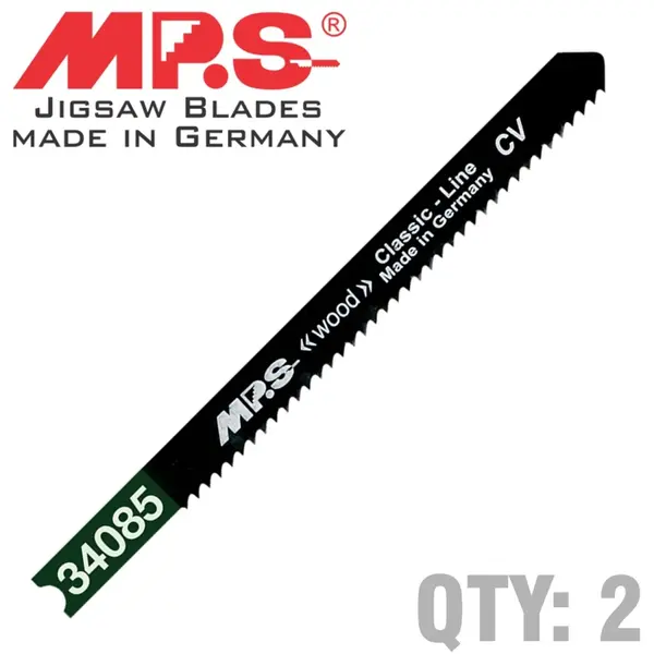 JIGSAW BLADE BandD WOOD 12TPI 100MM
