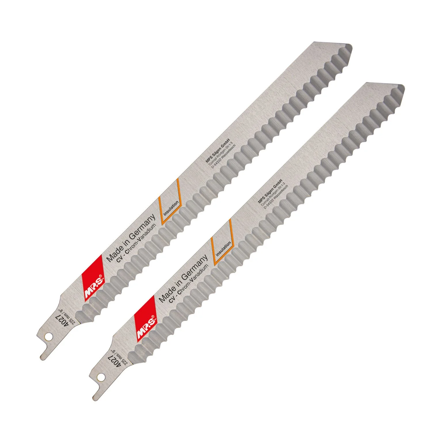 MPS4027-2.webp SABRE SAW WAVE BLADE CORK RUBBER FIBRE BOARD 205MM 2/PACK - Image 1