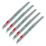 SABRE SAW BLADE 210MM 7TPI 5/PACK WOOD CLEAN CUT S2345X