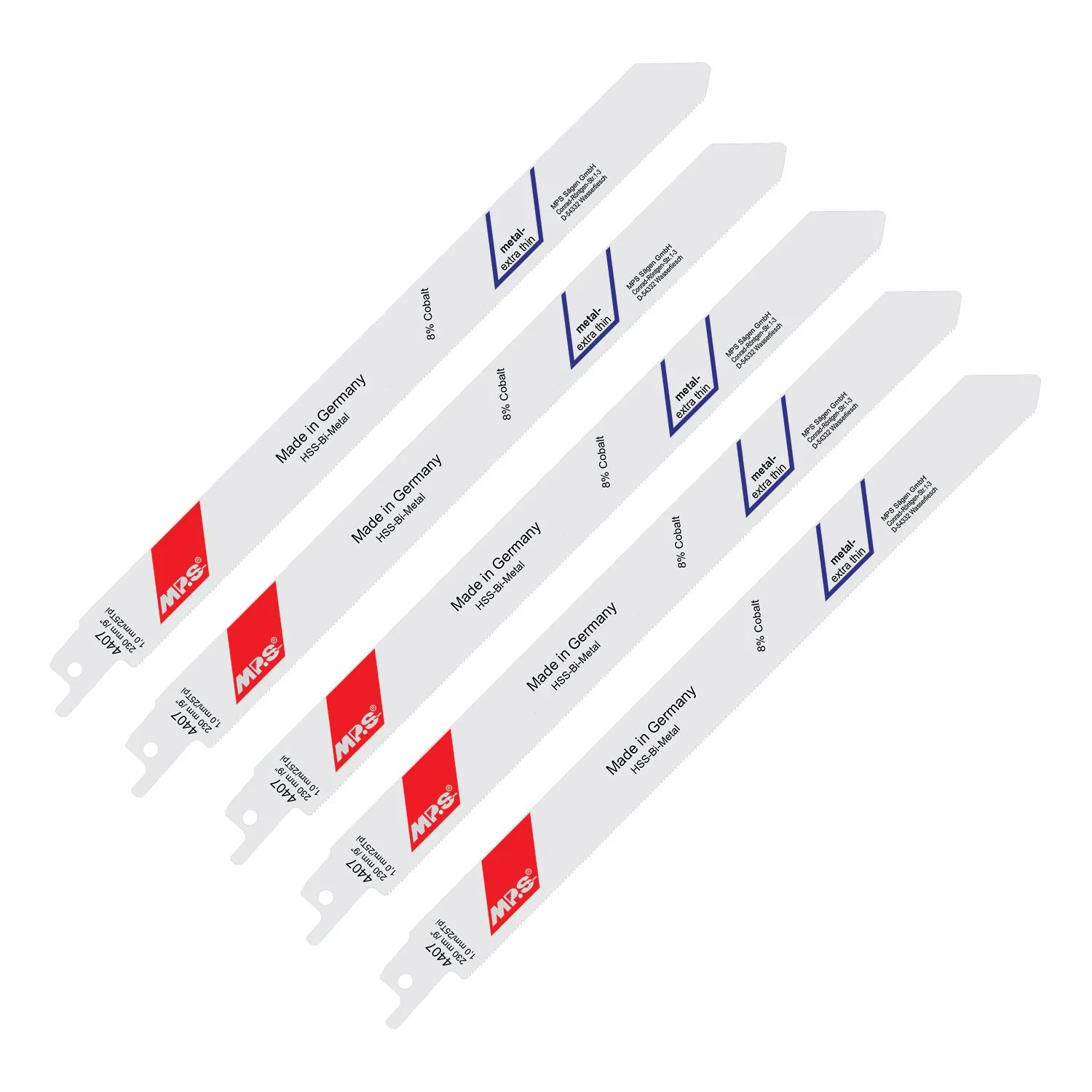 MPS4407-5.webp SABRE SAW BLADE BI-METAL 210MM 25TPI 5/PACK - Image 1