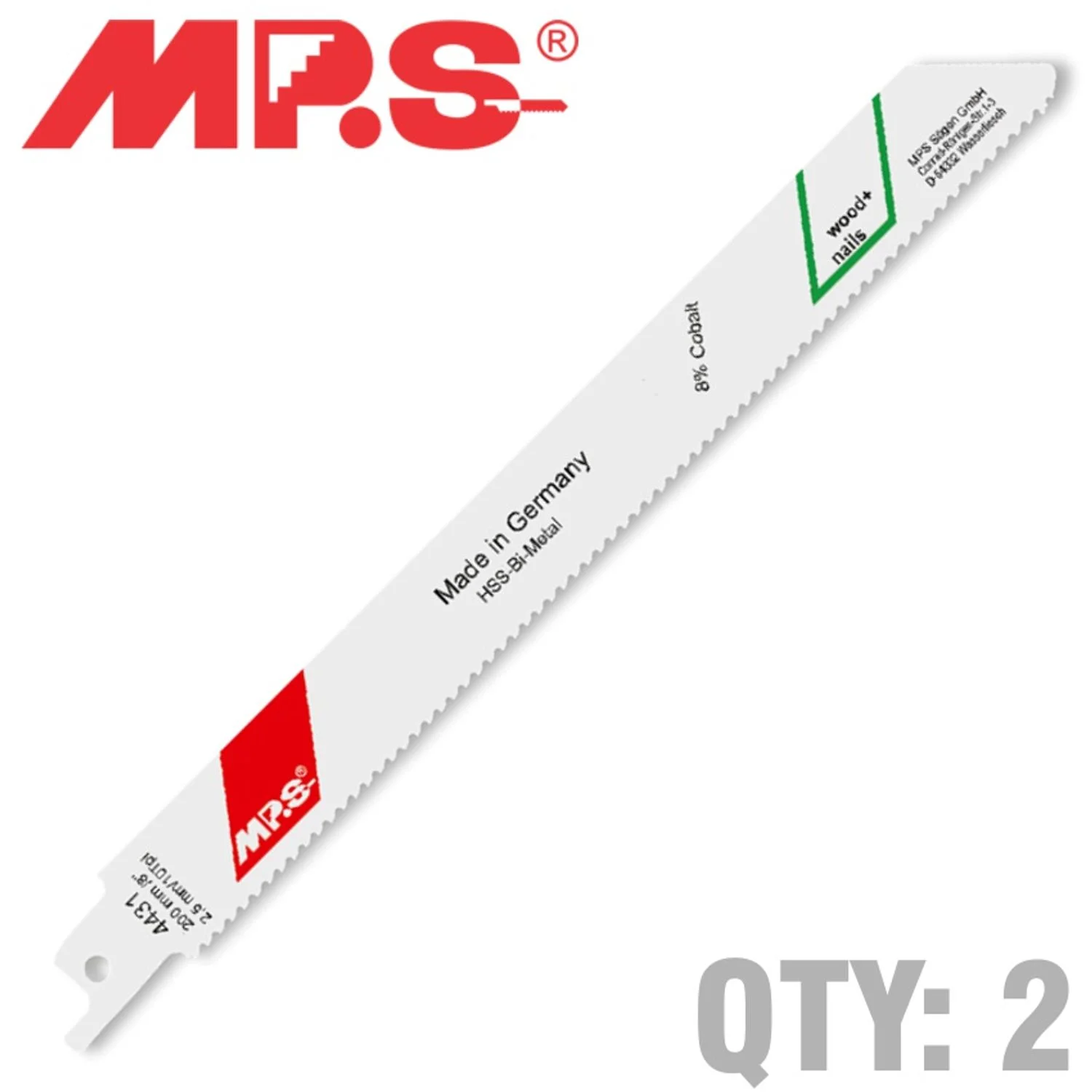 MPS4431-2.webp SABRE SAW BLADE 10TPI 200 X 180MM METAL 2/PK - Image 1