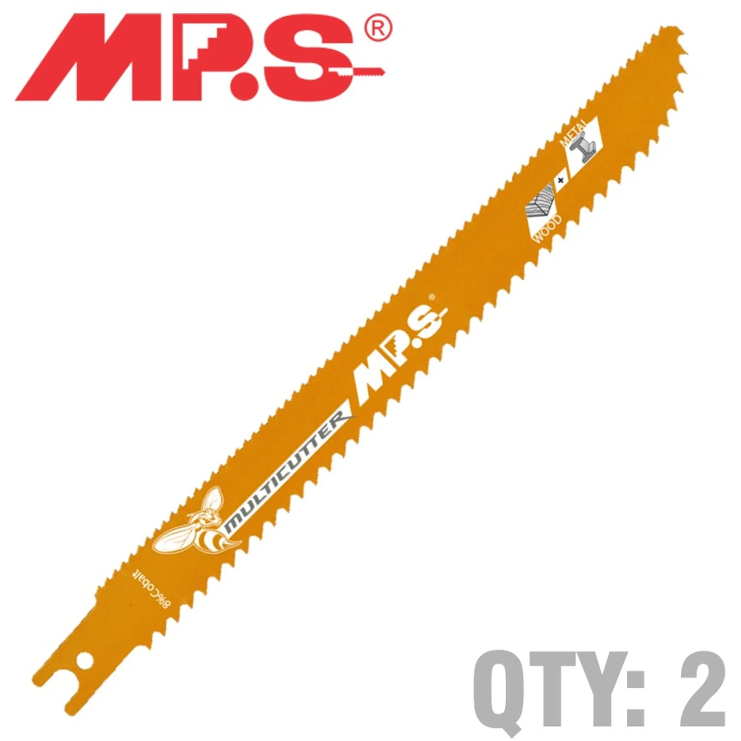 MPS4705-2.webp SABRE SAW SOFTWOOD 200MM MULTICUTTER U-SHANK 6and10TPI 2/PK - Image 1