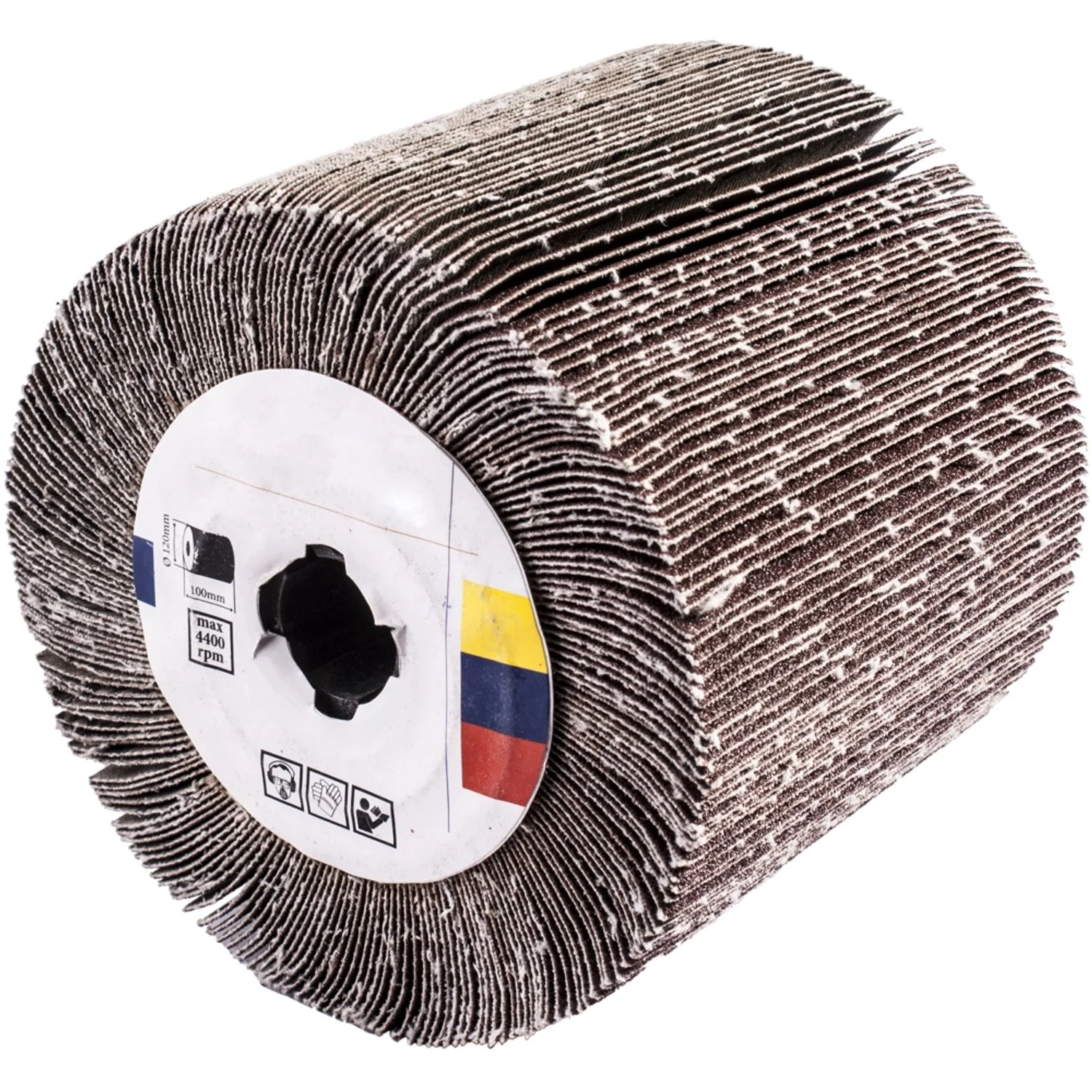 MY3015-2-4.webp 120 GRIT FLAP GRINDING WHEELS 120MMX100MM - Image 1