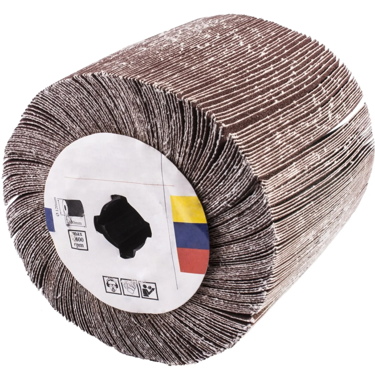 MY3015-2-5.webp 240 GRIT FLAP GRINDING WHEELS 120MMX100MM - Image 1