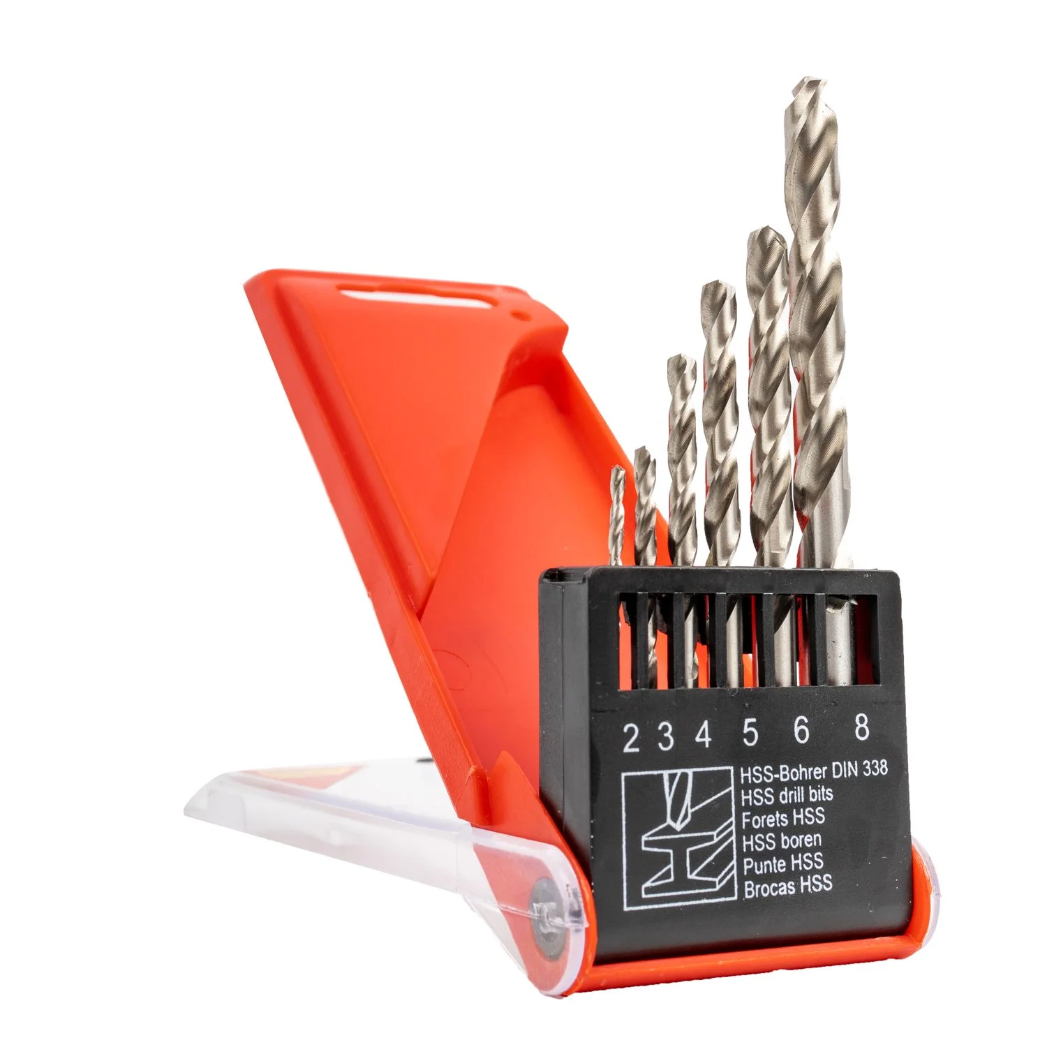 NR01006.webp DRILL BIT SET 6PC HSS GROUND 2-8MM - Image 1
