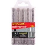 SDS 110MM DRILL BIT SET 5PC 2 X6MM 2 X 8MM 1X10MM