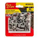 THREAD REPAIR M8 X 1.25 X 16MM REPL INSERTS FOR NR5008 50PCS
