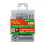 REPL. INSERT 10PC M12 X 1.25 X 15MM S/STEEL FOR NR7012125