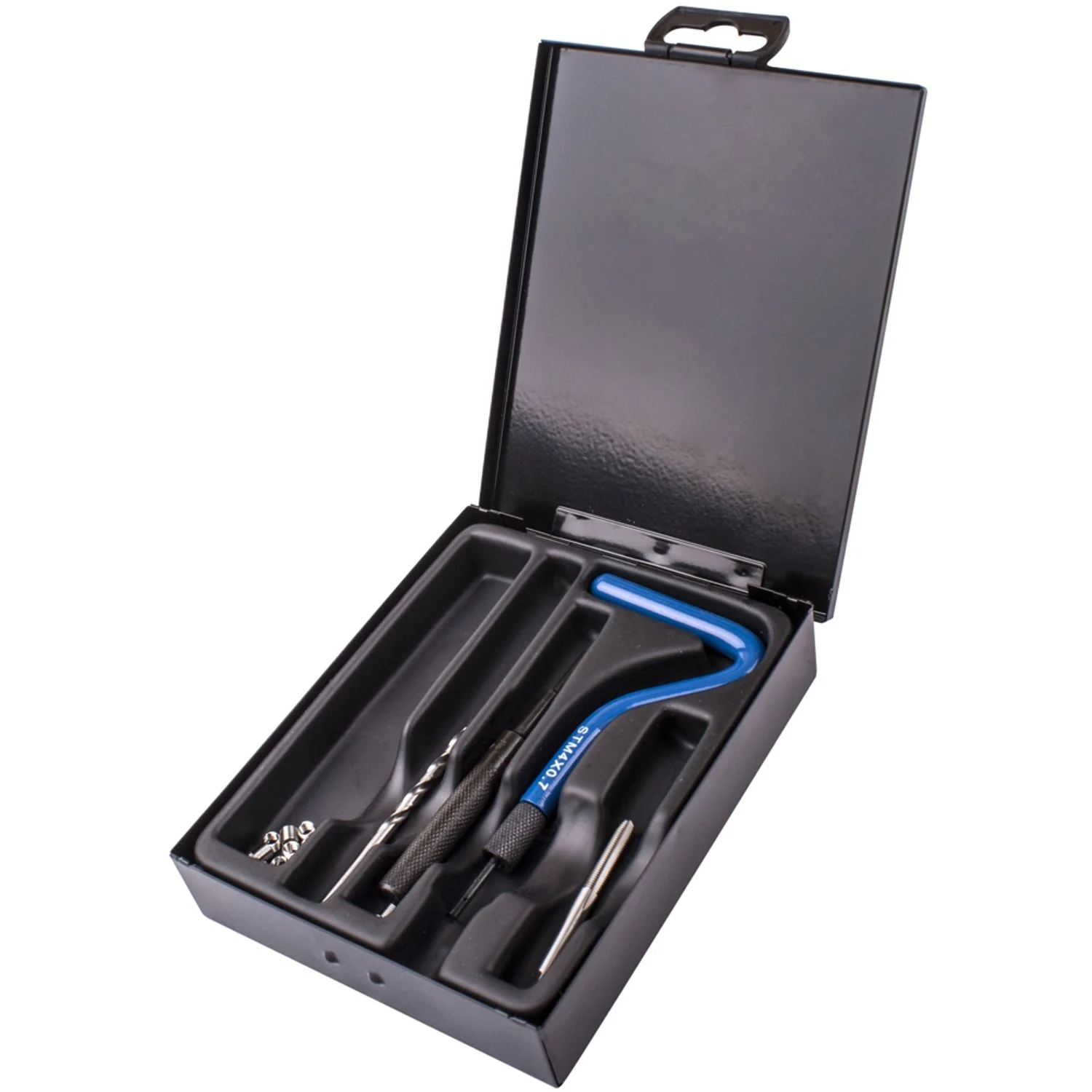 NR8004.webp THREAD REPAIR KIT 19PC M4 X 0.7MM INTERNAL (METAL BOX) - Image 1