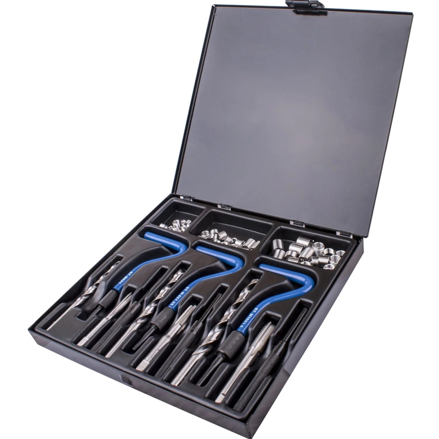 NR806810.webp THREAD REPAIR KIT 3PCS COMBINATION SET M6/M8/M10 INTERNAL (METAL BOX) - Image 1