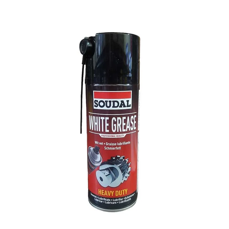 O10227.webp LUBRICANT WHITE GREASE AERO SPRAY 400ML SOUDAL - Image 1