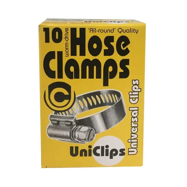 HOSE CLAMP G24 SIZE 25MM* 51MM S/S  BOX OF 10 - UNIVERSAL