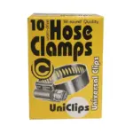HOSE CLAMP G44 SIZE 57MM* 82MM S/S  BOX OF 10 - UNIVERSAL