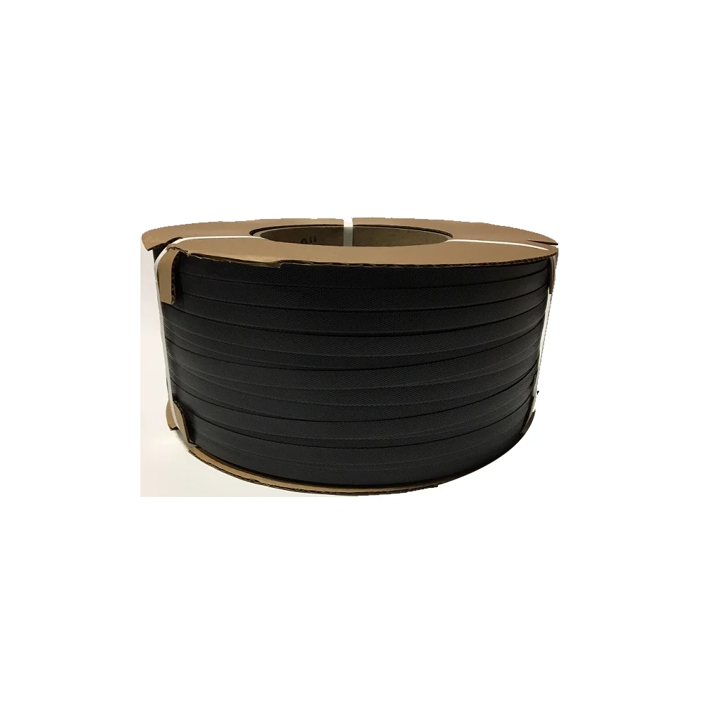 P40009.webp STRAPPING HAND POLY BLACK H/DUTY 19MMX1000MT COLLECT - Image 1