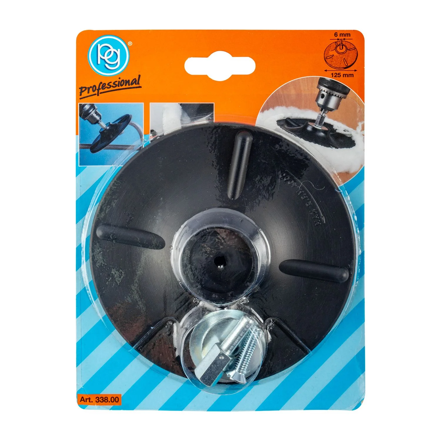 PG338.webp BACKING PAD RUBBER 125 X 6MM - Image 1