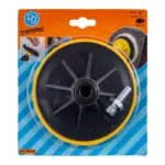 BACKING PAD HOOK and LOOP 125MM 14M + ARBOR