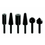 SET 6 ROTARY RASPS
