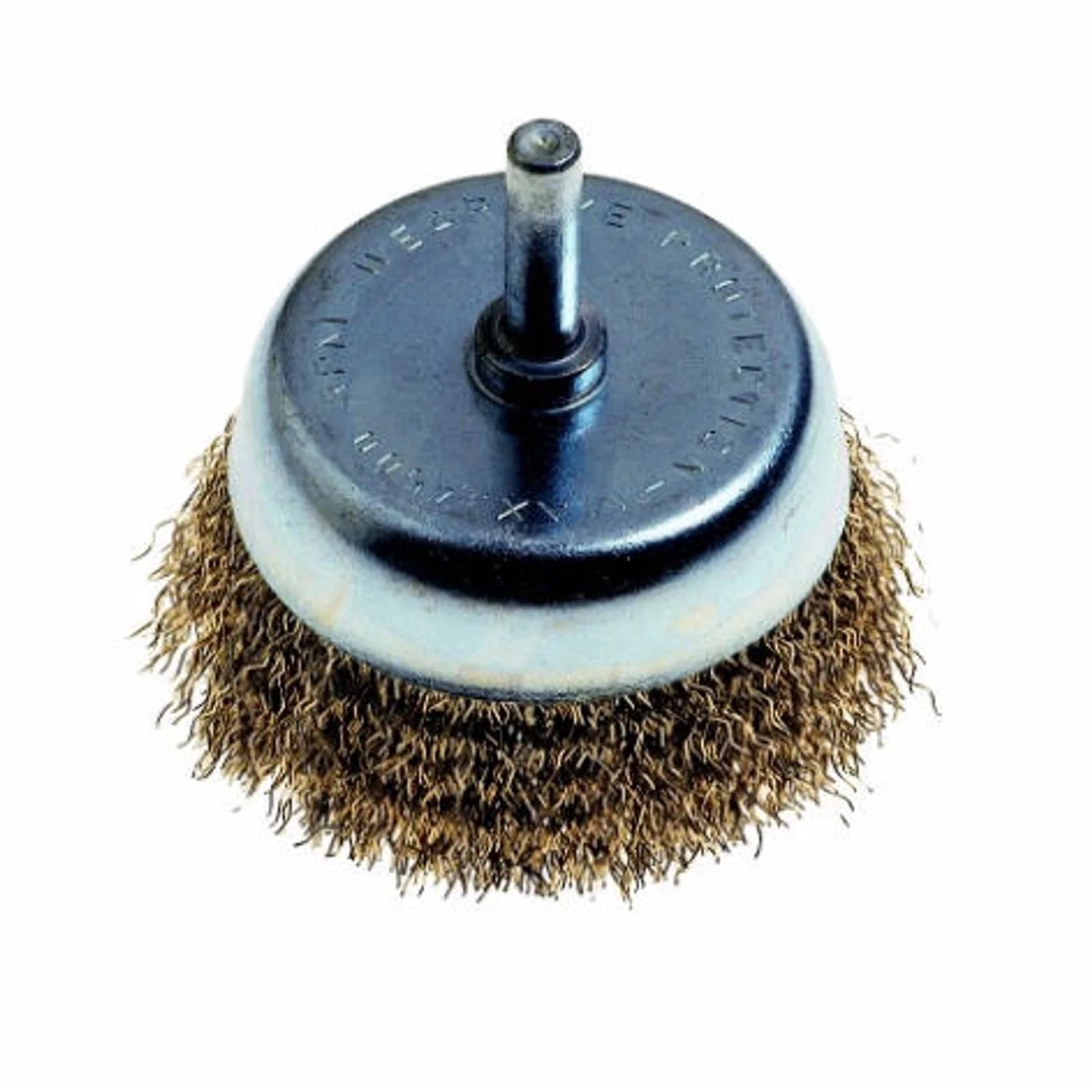 PG495.webp 50 X 6MM BRASS WIRE CUP BRUSH - Image 1