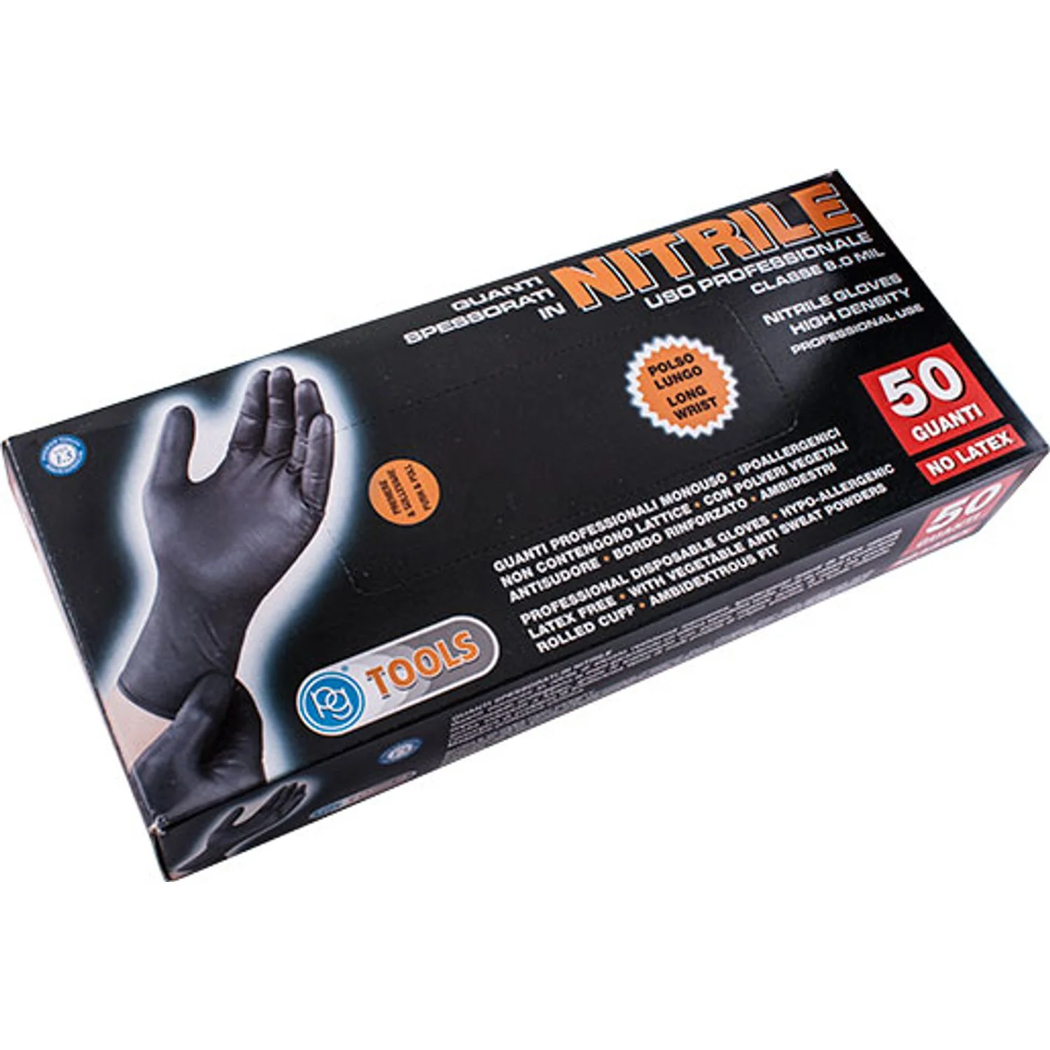 PG50611.webp NITRILE GLOVES LARGE 50 PCE HIGH DENSITY ( X25 PAIRS ) - Image 1