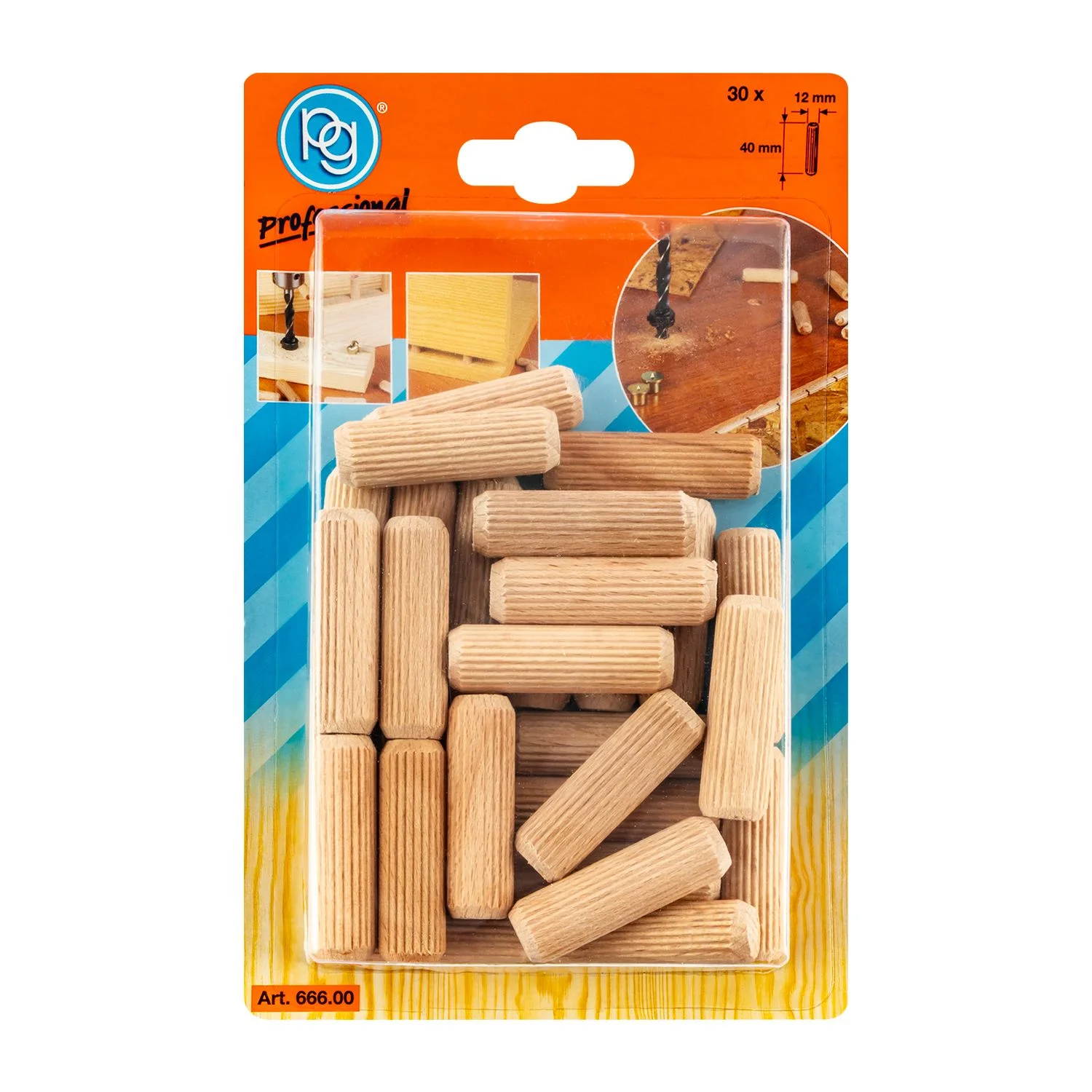 PG666.webp DOWELS 12 X 40MM 30 - Image 1