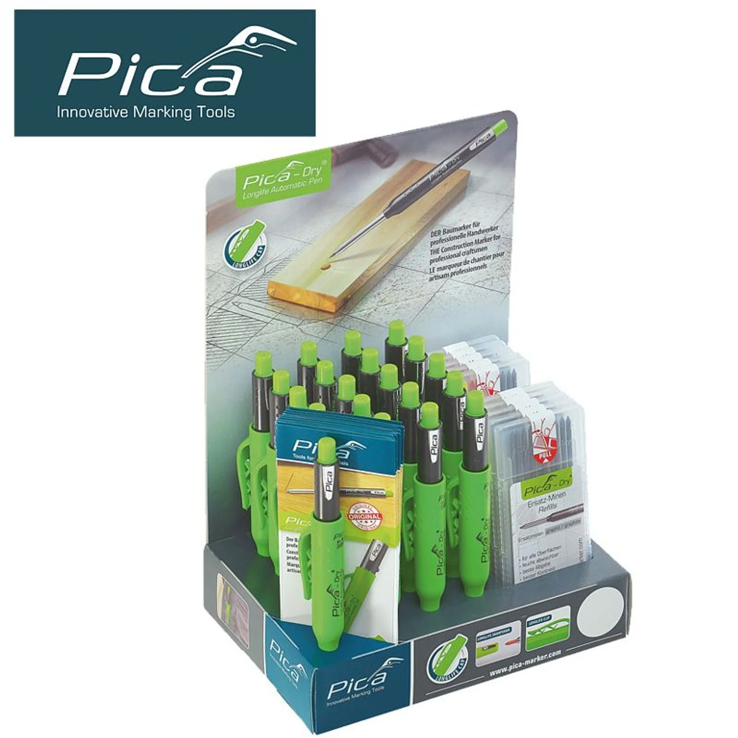 PICA3021.webp PICA DRY MARKER DISPLAY GRAPHITE - Image 1