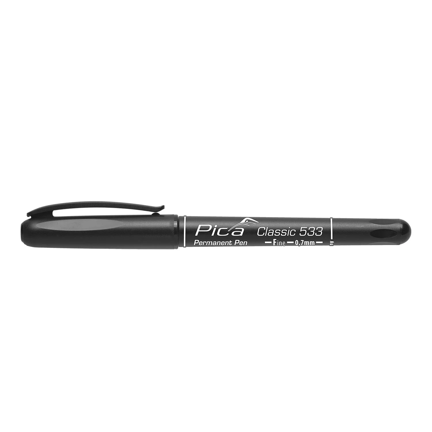 PICA533-46.webp PERMANENT PEN BLACK FINE TIP 0.7MM - Image 1