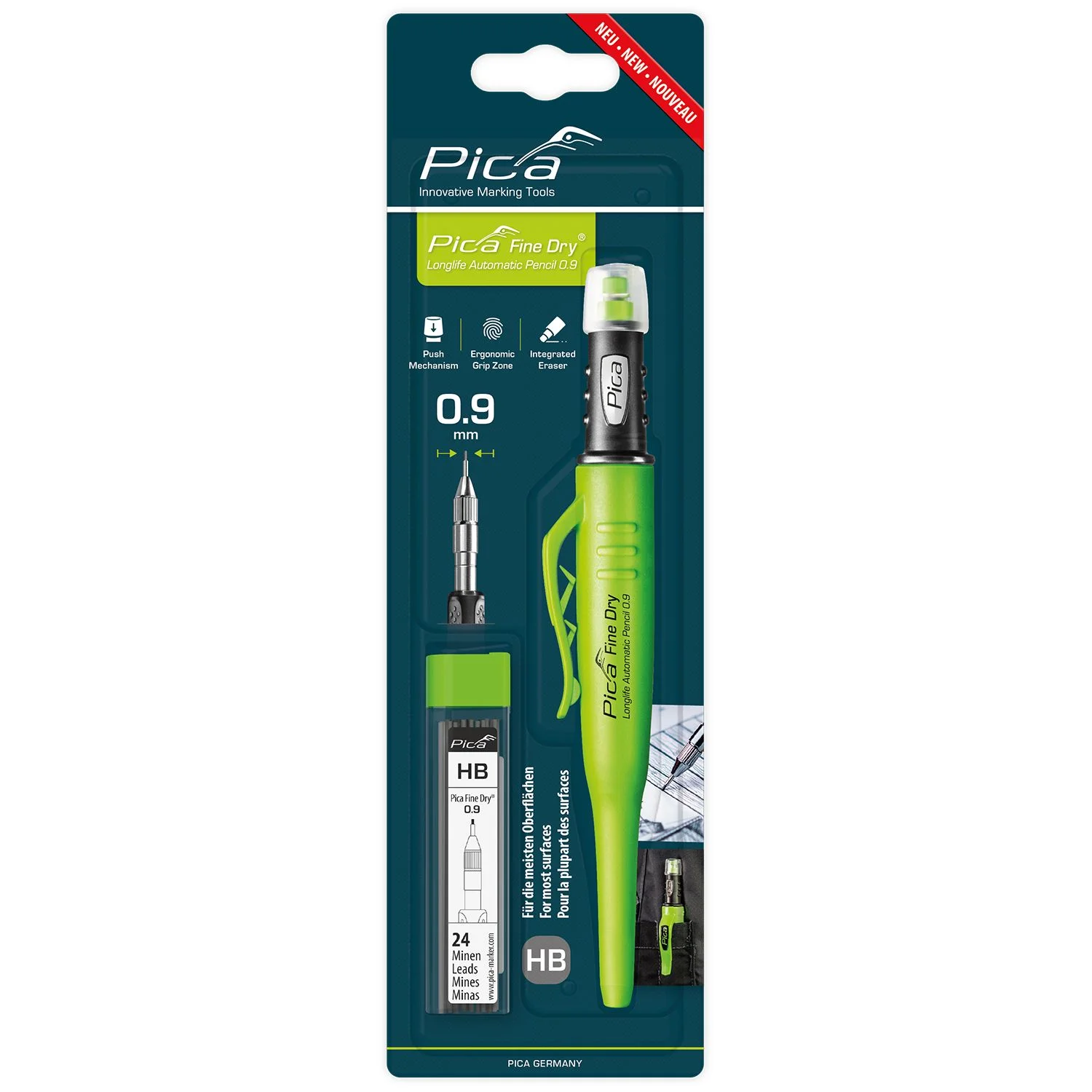 PICA70703.webp PICA FINE DRY GRAPHITE HB LEAD BUNDLE (1X 7070 + 1X 7030) - Image 1