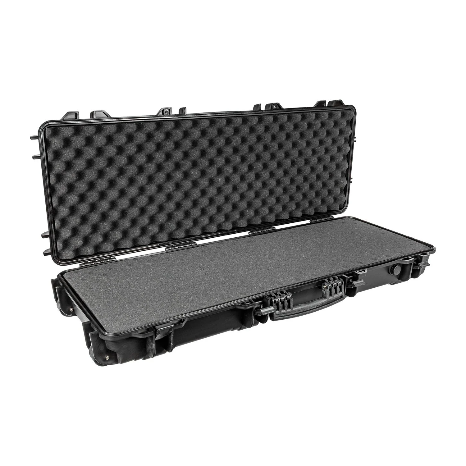 PLC1043513.webp PLASTIC CASE 1040 X 350 X 130MM OD WITH FOAM BLACK RIFLE CASE WATER and - Image 1