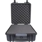 HARD CASE 425X370X210MM OD WITH FOAM BLACK WATER and DUST PROOF (333517)
