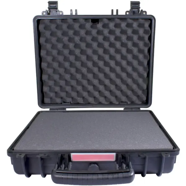 HARD CASE 410X340X220MM OD WITH FOAM BLACK WATER and DUST PROOF (443412)