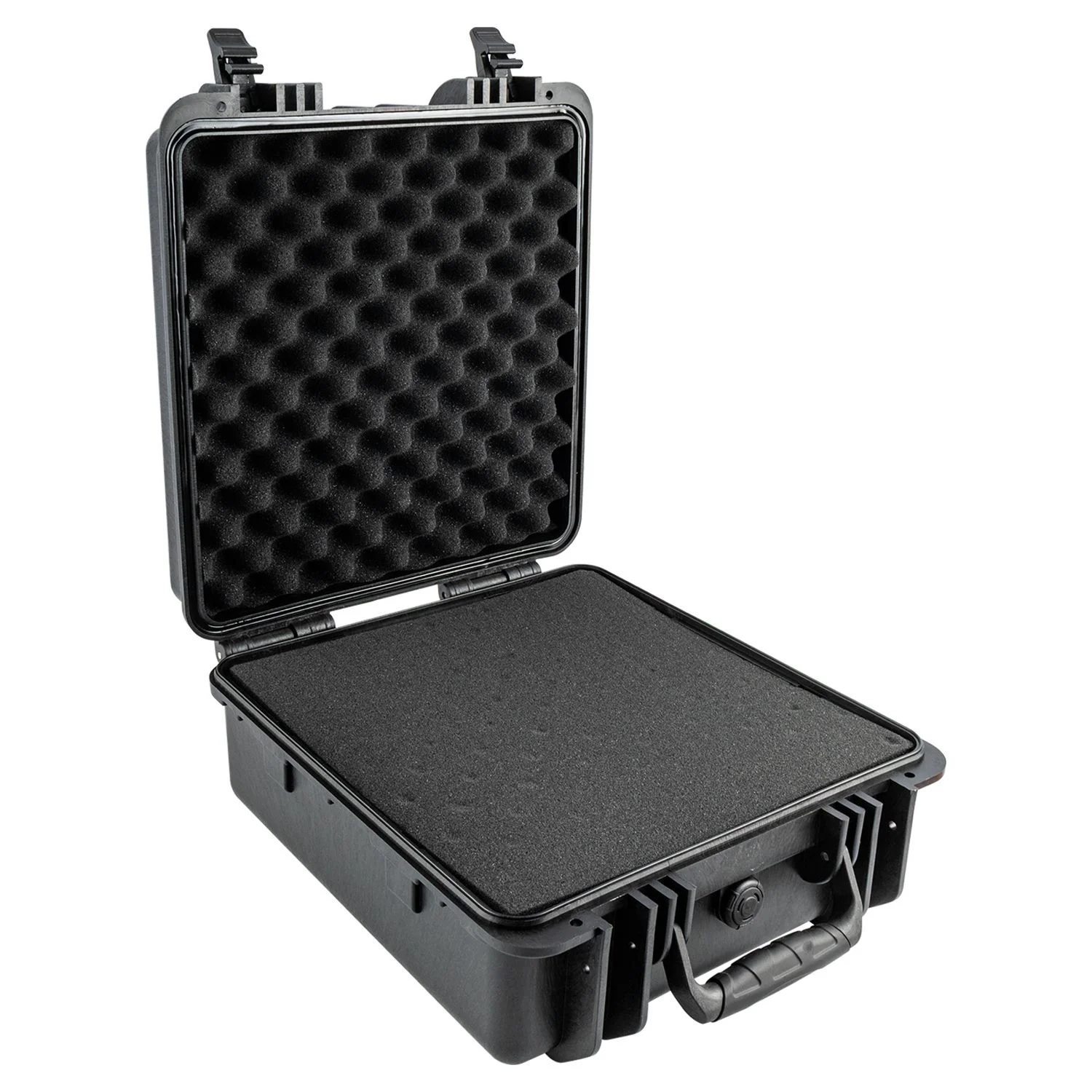PLC1550.webp HARD CASE 430X370X215MM OD WITH FOAM BLACK WATER and DUST PROOF (333517) - Image 1