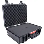 HARD CASE 460X355X175MM OD WITH FOAM BLACK WATER and DUST PROOF 433015