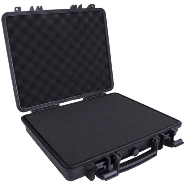 HARD CASE 417X364X104MM OD WITH FOAM BLK WATER and DUST PROOF FOR LAPTOP