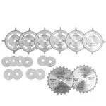 DADO SET 203MM X 15.88 X 24T 4 X 1/8″ 3/32″1/16″ CHIP 27.5MM
