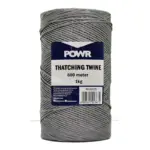 TWINE THATCHING POLYPROP BLK MED 1KG 600MT/KG