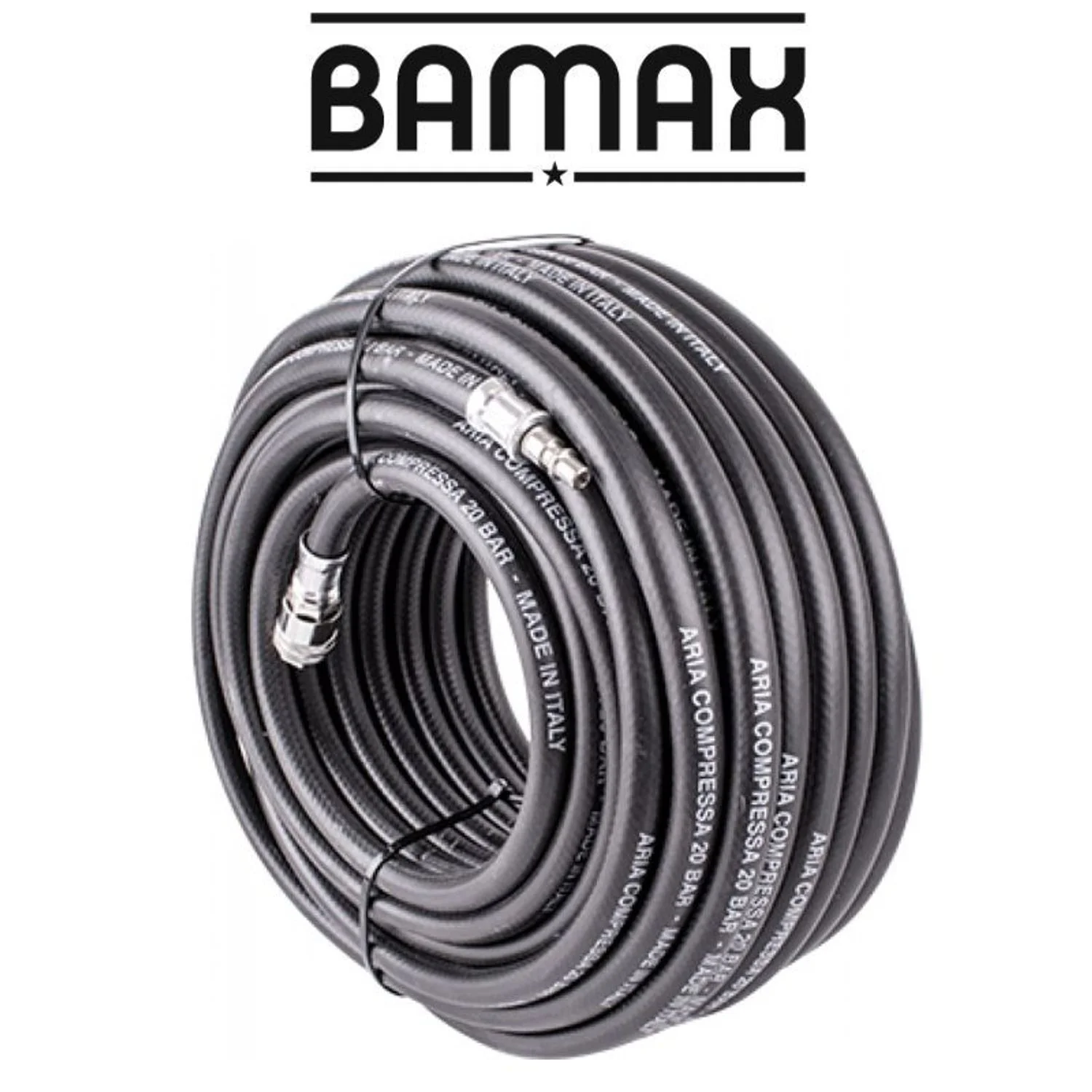 RH08KIT30.webp RUBBER AIR HOSE 8MMX30M W.QUICK COUPLER BX15813R30 - Image 1