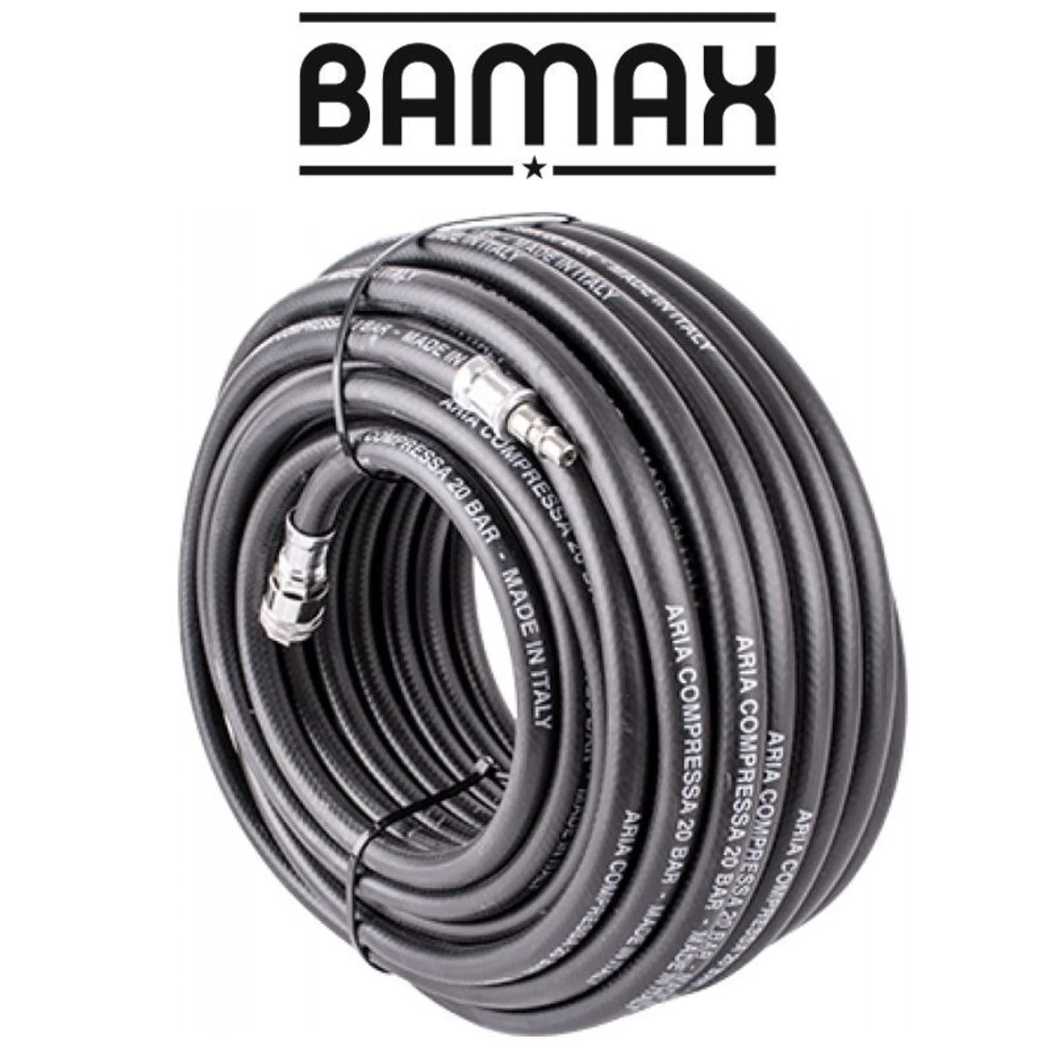 RH10KIT30.webp RUBBER AIR HOSE 10MMX30M W.QUICK COUPLER - Image 1