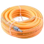 FLEX AIR HOSE KIT 10MM X 10M ORANGE W/QUICK COUPLER and CONNECTOR YOHKO - Image 5