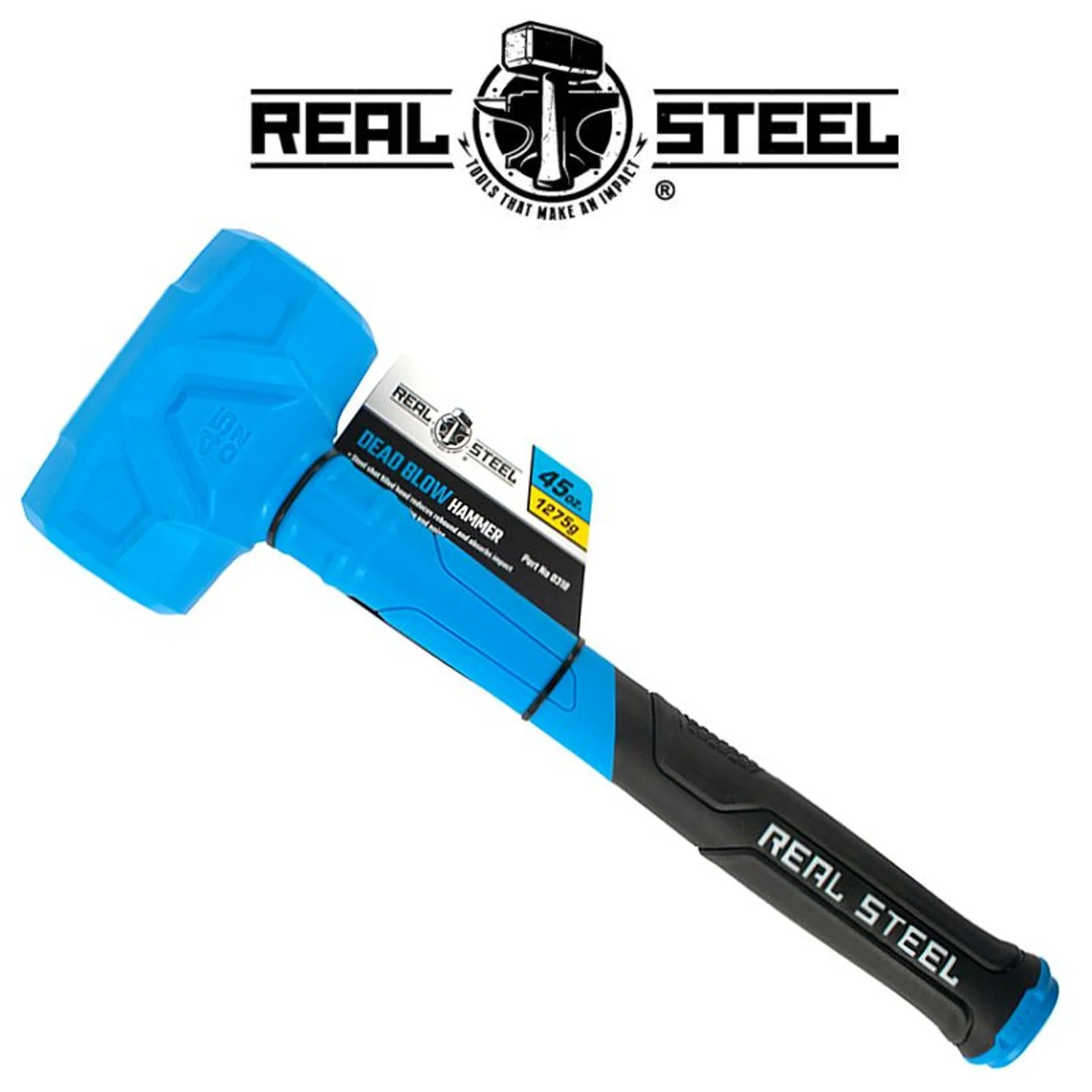 RSH0318.webp HAMMER DEAD BLOW 1.27KG 45OZ GRAPH. HANDLE REAL STEEL - Image 1