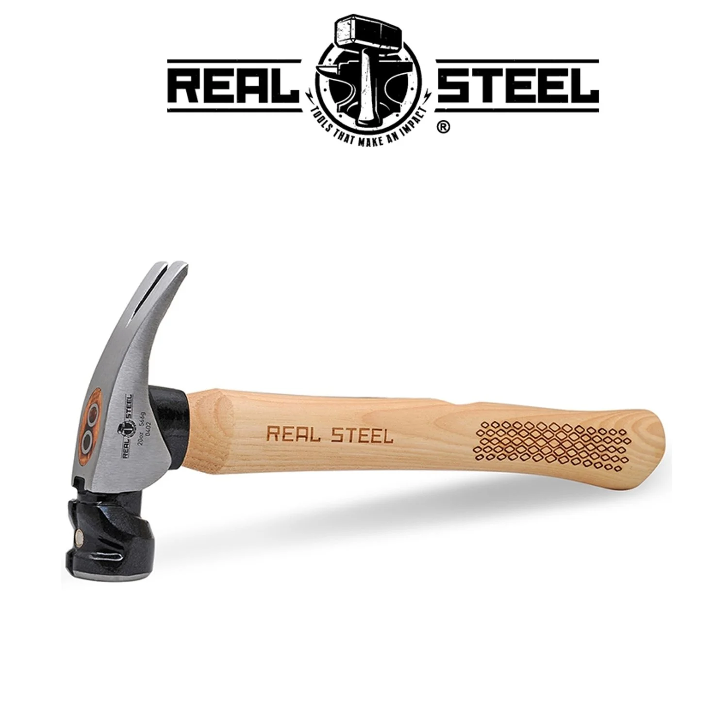 RSH0402.webp HAMMER CLAW RIP 570G 20OZ HICK. WOOD HANDLE - Image 1