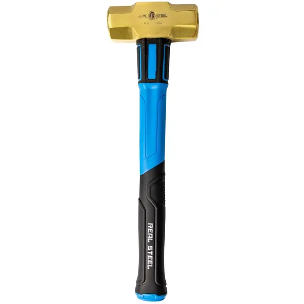 BRASS HAMMER 4LB SLEDGE FIBRE GLASS HANDLE
