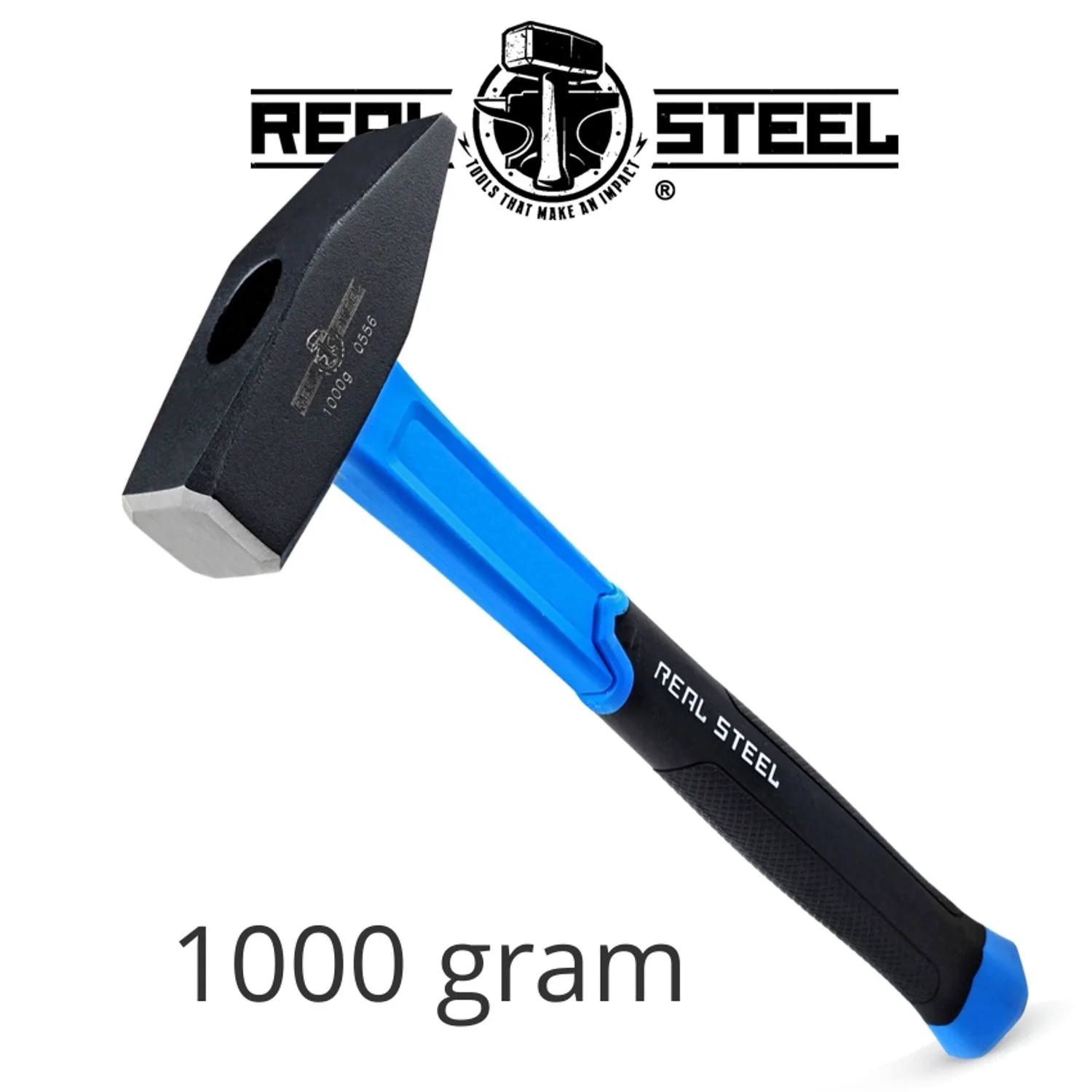 RSH0556.webp HAMMER MACHINIST 1000G 35.OZ GRAPH. HANDLE REAL STEEL - Image 1