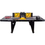 TORK CRAFT ROUTER TABLE WITH FENCE and FEATHER BOARD -16CM BASE ROUTERS