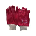 GLOVES PVC COAT RED EX/HD TERRY PALM ROUGH K/WRIST LRG G01